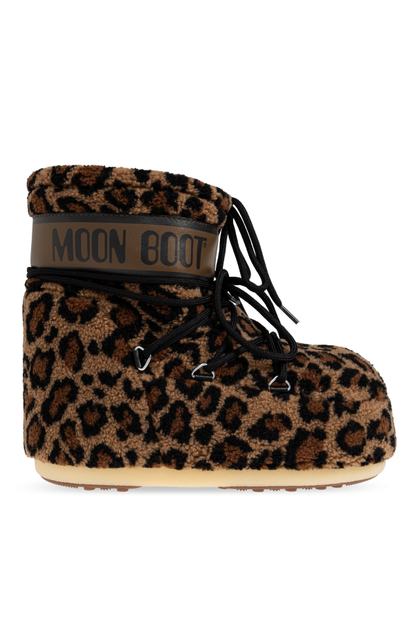 Snow boots ‘MB ICON LOW FLEECE LEOPARD’ od Moon Boot