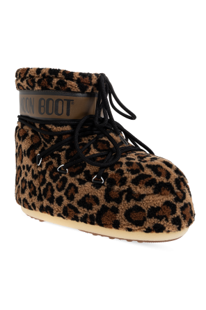 Moon Boot Snow boots ‘MB ICON LOW FLEECE LEOPARD’