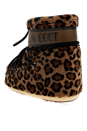 Moon Boot Snow boots ‘MB ICON LOW FLEECE LEOPARD’