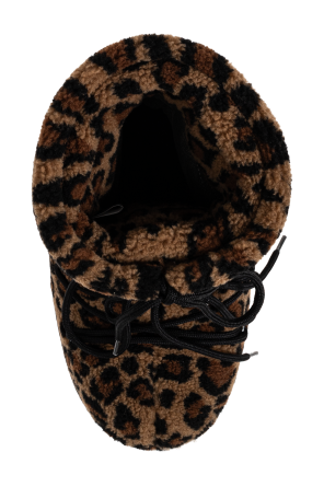 Moon Boot Snow boots ‘MB ICON LOW FLEECE LEOPARD’