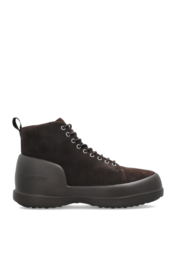 Suede shoes `MB MEZZALUNA LACE UP MID SUEDE`, zdjęcie 1 Suede shoes `MB MEZZALUNA LACE UP MID SUEDE` od Moon Boot