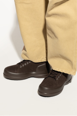 Zapatos de ante `mb mezzaluna lace up mid suede` od Moon Boot