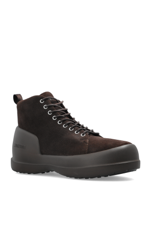 Moon Boot Suede shoes `MB MEZZALUNA LACE UP MID SUEDE`