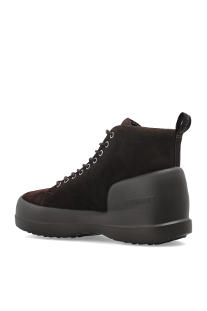 Moon Boot Suede shoes `MB MEZZALUNA LACE UP MID SUEDE`