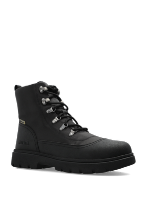 Moon Boot Combat Boot Nylon Black Boots by Moon Boot