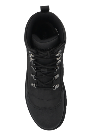 Moon Boot Combat Boot Nylon Black Boots by Moon Boot