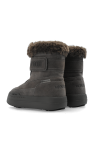 Moon Boot Kids GREY Snow boots Jr Park Strap Boot Suede