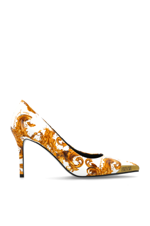 Heeled shoes with 'barocco' pattern