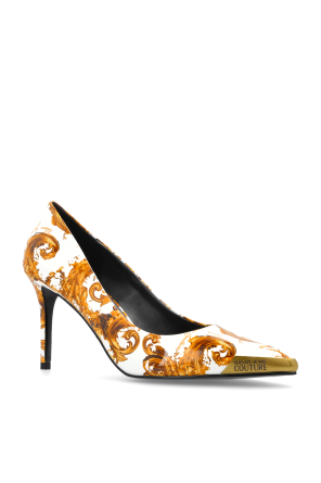 Versace Jeans Couture Heeled shoes with 'barocco' pattern
