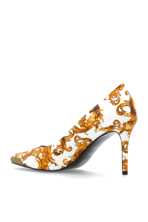 Versace Jeans Couture Heeled shoes with 'barocco' pattern