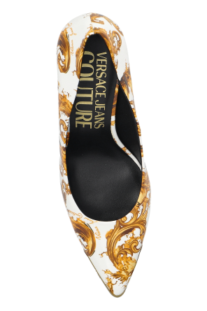 Versace Jeans Couture Heeled shoes with 'barocco' pattern