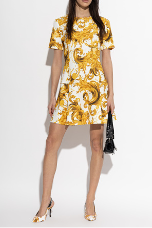 Versace Jeans Couture Heeled shoes with `barocco` pattern