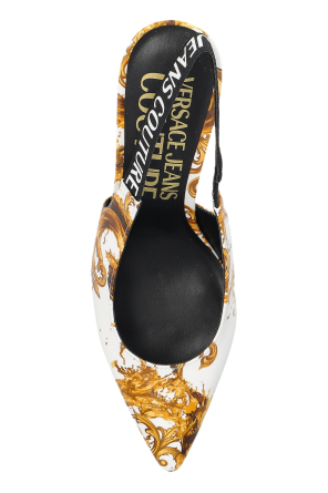 Versace Jeans Couture Heeled shoes with `barocco` pattern
