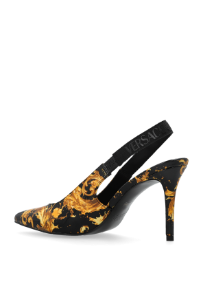 Versace Jeans Couture Heeled shoes with 'barocco' pattern