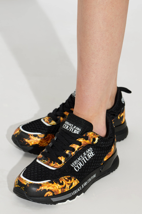 Versace Jeans Couture Zapatillas deportivas con estampado "barocco"