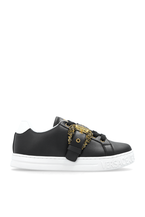 Sports shoes with decorative buckle od Versace Jeans Couture