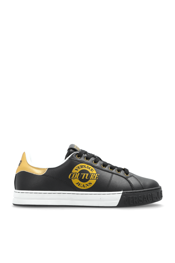 Sports shoes with printed logo od Versace Jeans Couture