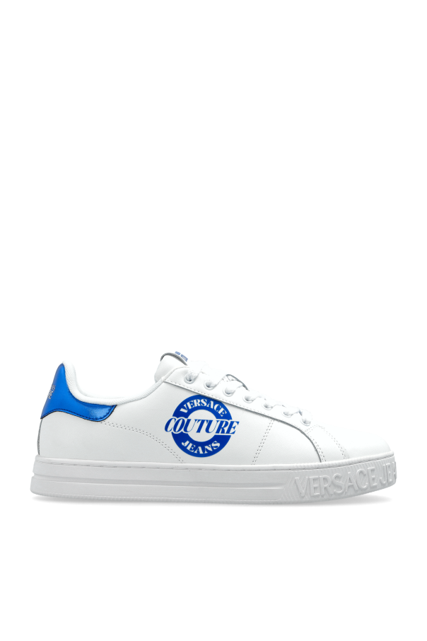 Sports shoes with printed logo od Versace Jeans Couture