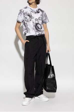 Versace Jeans Couture Buty sportowe z nadrukowanym logo