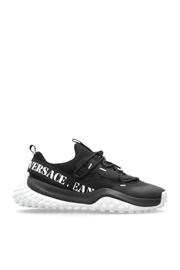 Sports shoes with printed logo od Versace Jeans Couture