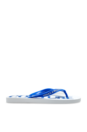 Rubber flip-flops with logo