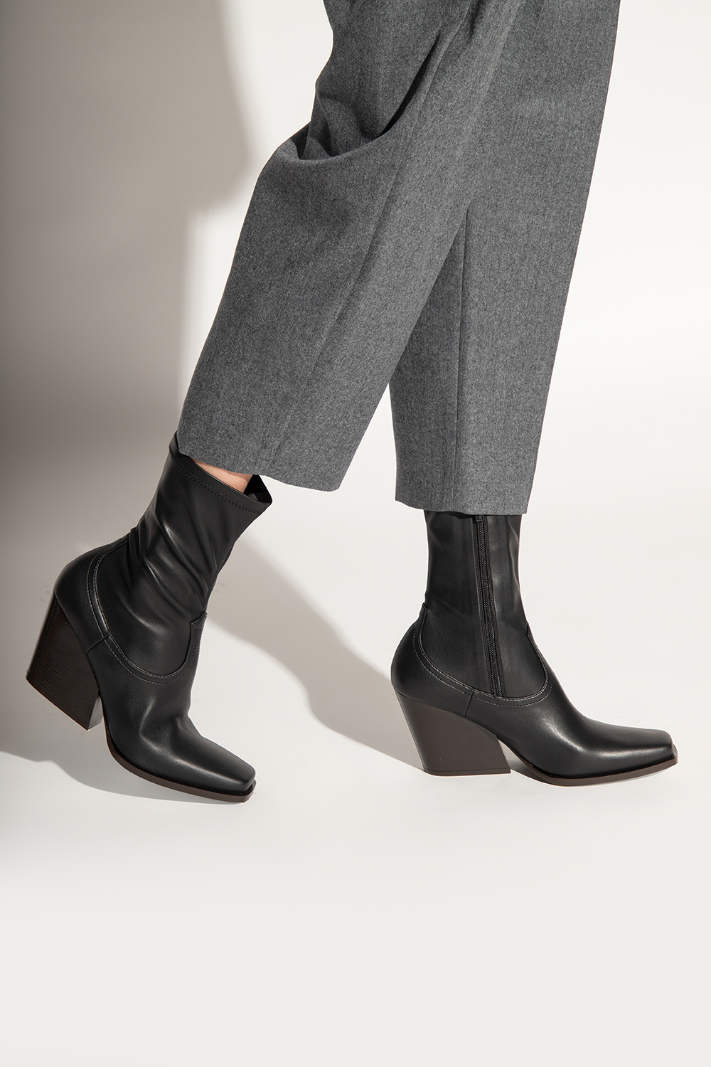 stella adidas McCartney ‘Cowboy’ heeled ankle boots