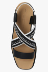 Stella McCartney BLACK ‘Sneak-Elyse’ wedge sandals