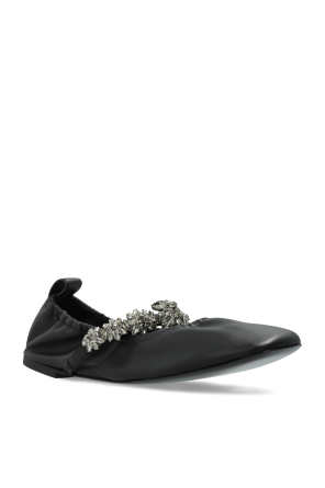 Stella McCartney Bailarinas Elsa con tira de cristal