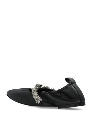 Stella McCartney Bailarinas Elsa con tira de cristal