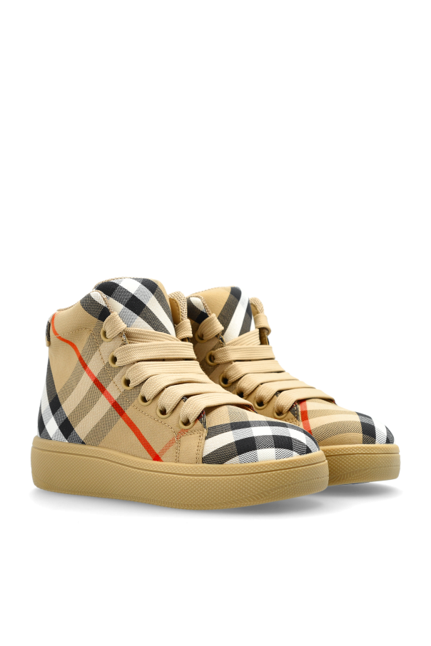 Burberry Kids Plaid pattern shoes