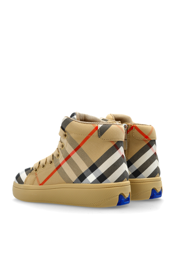 Burberry Kids Plaid pattern shoes