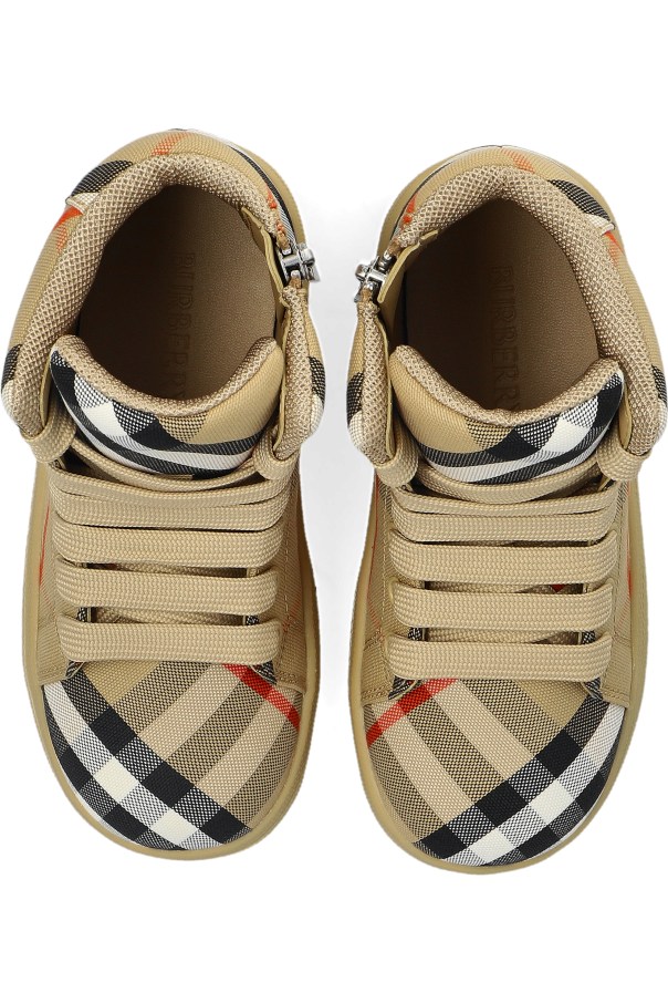 Burberry Kids Plaid pattern shoes