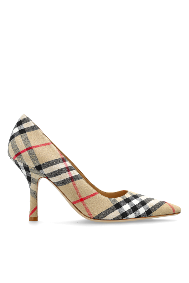 ‘Dame Pump’ heeled shoes od Burberry