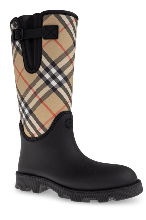 Burberry Plaid-patterned wellington boots