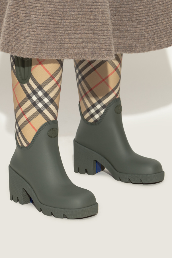 Burberry Absatz-Gummistiefel „Marsh“