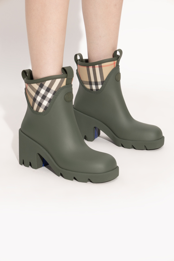 Burberry Kalosze na obcasie `Marsh`