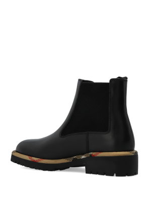 Burberry Lederstiefeletten