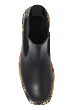 Burberry Lederstiefeletten