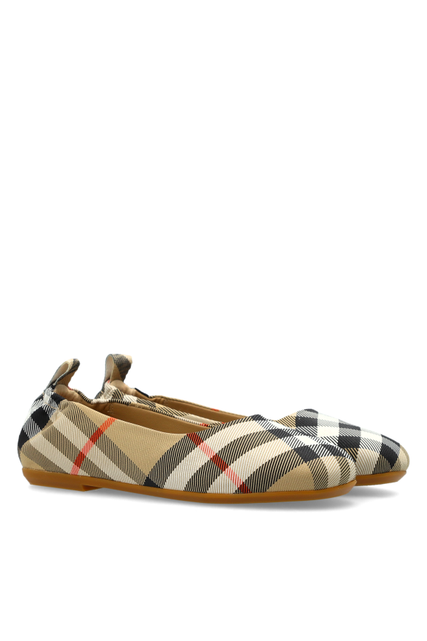 Burberry Kids Ballerinas mit Karomuster