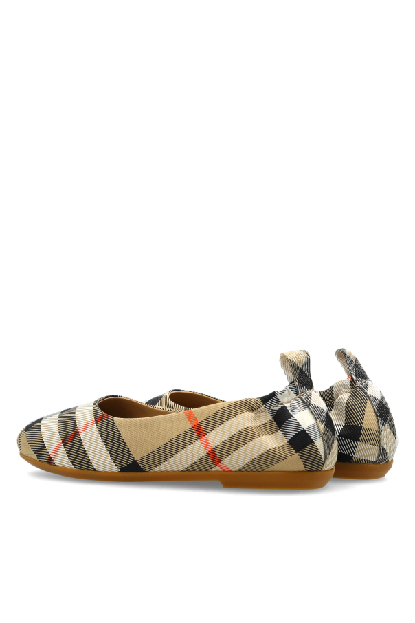 Burberry Kids Ballerinas mit Karomuster