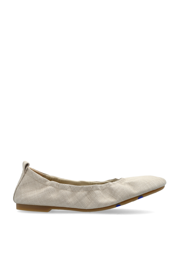 Ballet flats with a round toe od Burberry