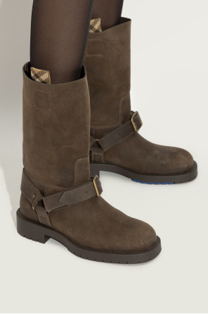 Suede ankle boots od Burberry