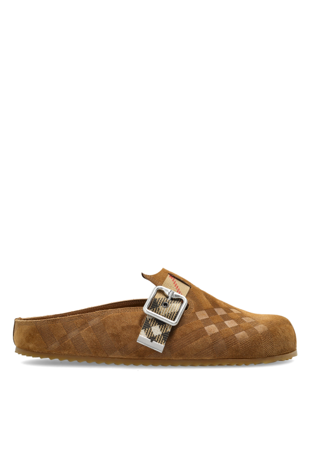 Suede slides 'Urchin' od Burberry