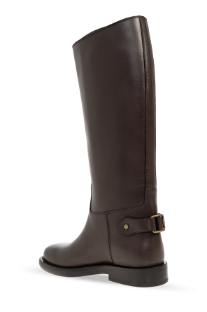 Burberry Skórzane kozaki