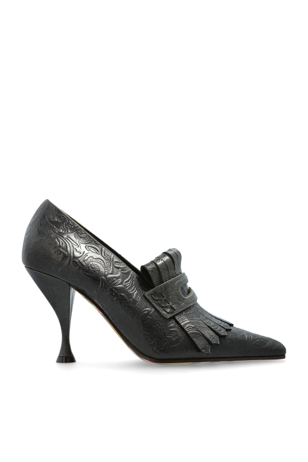 Leather heeled shoes, zdjęcie 1 Leather heeled shoes od Burberry
