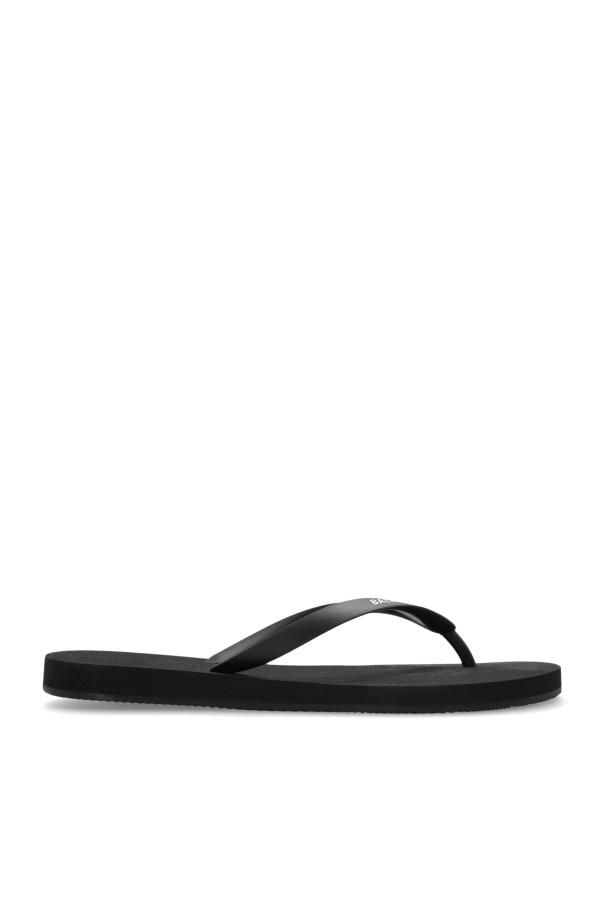 Balenciaga Rubber flip-flops with logo