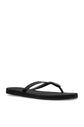 Balenciaga Rubber flip-flops with logo