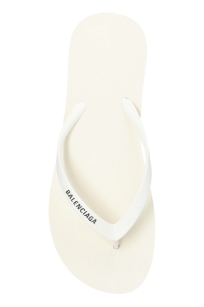 Balenciaga Gummislipper mit Logo
