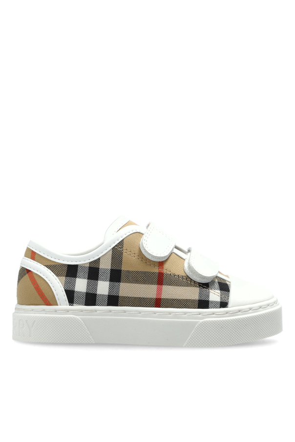 Checkered pattern shoes od Burberry Kids