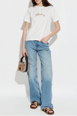 Burberry Chinelos com logótipo